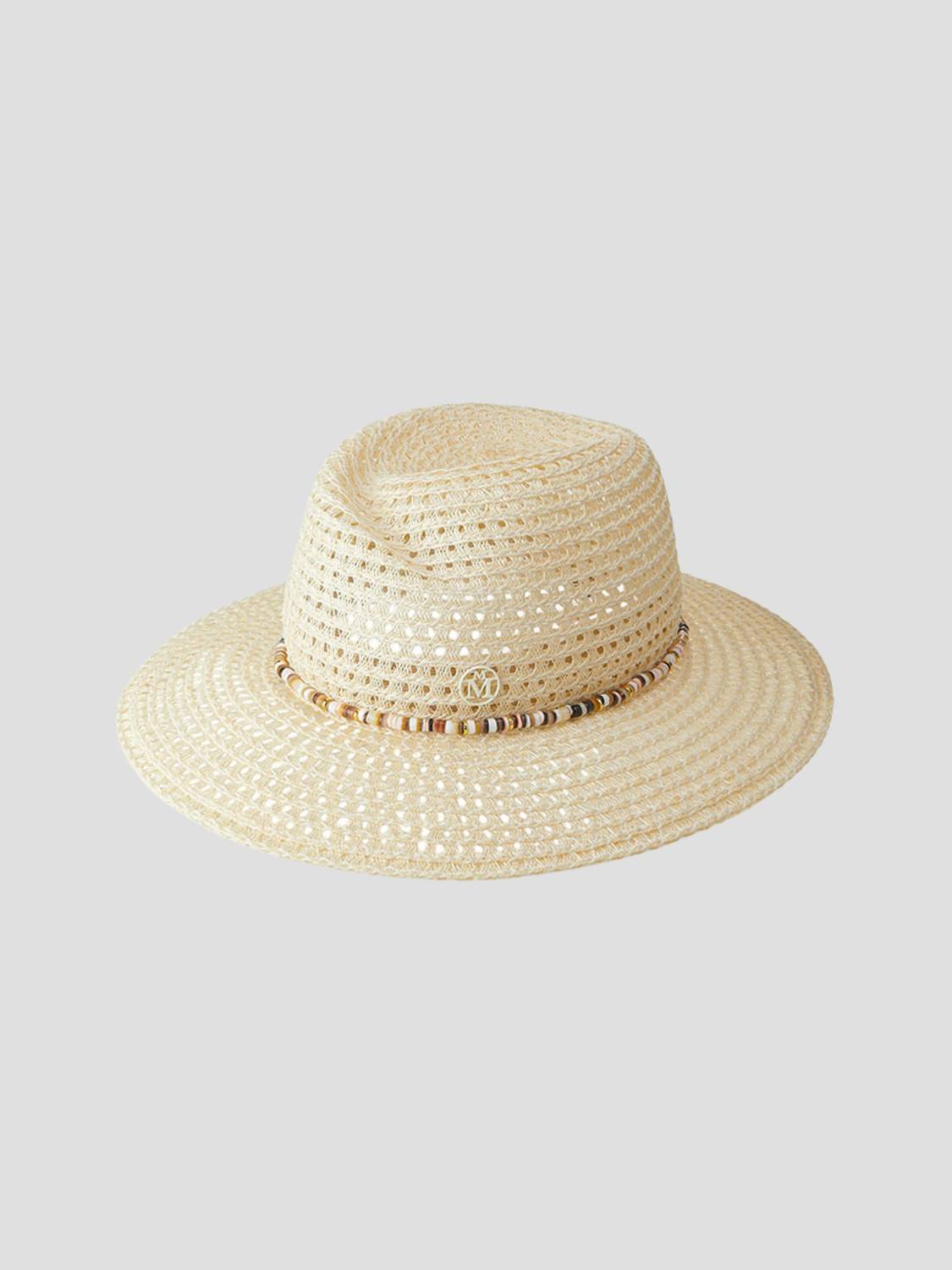 Maison Michel - Women's Virginie Straw Hat With Multi-color Pearls