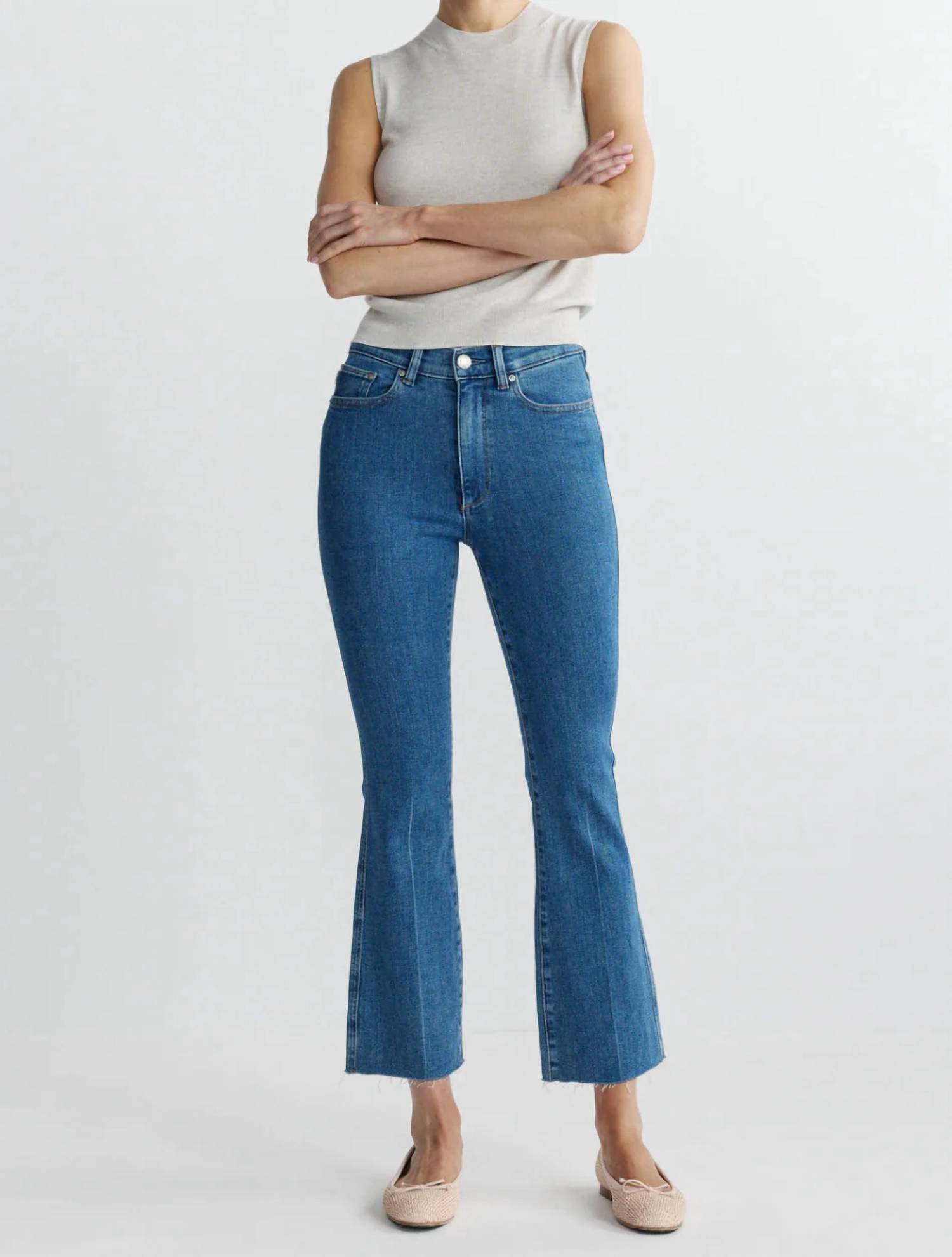 Dl1961 - Women'S - Bridget High Rise Crop Bootcut Jeans