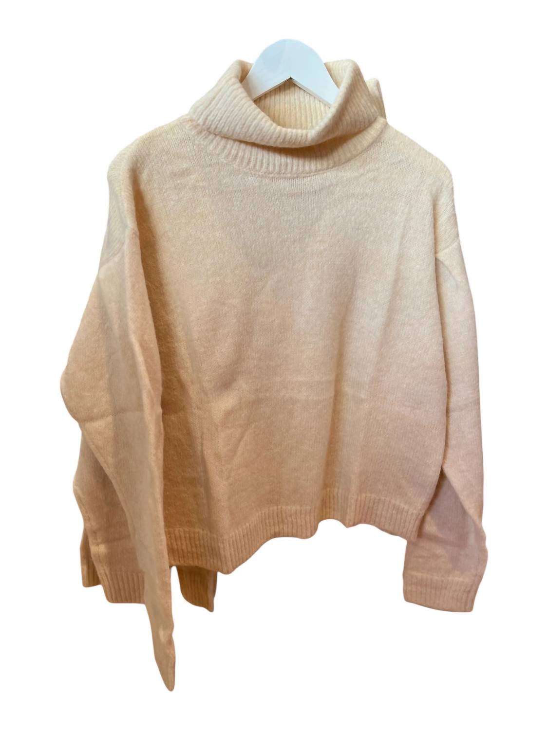 La Miel - Women's Pintuck Turtleneck Sweater