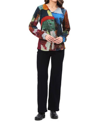 Parsley & Sage - Nora Long Sleeve V-neck Top