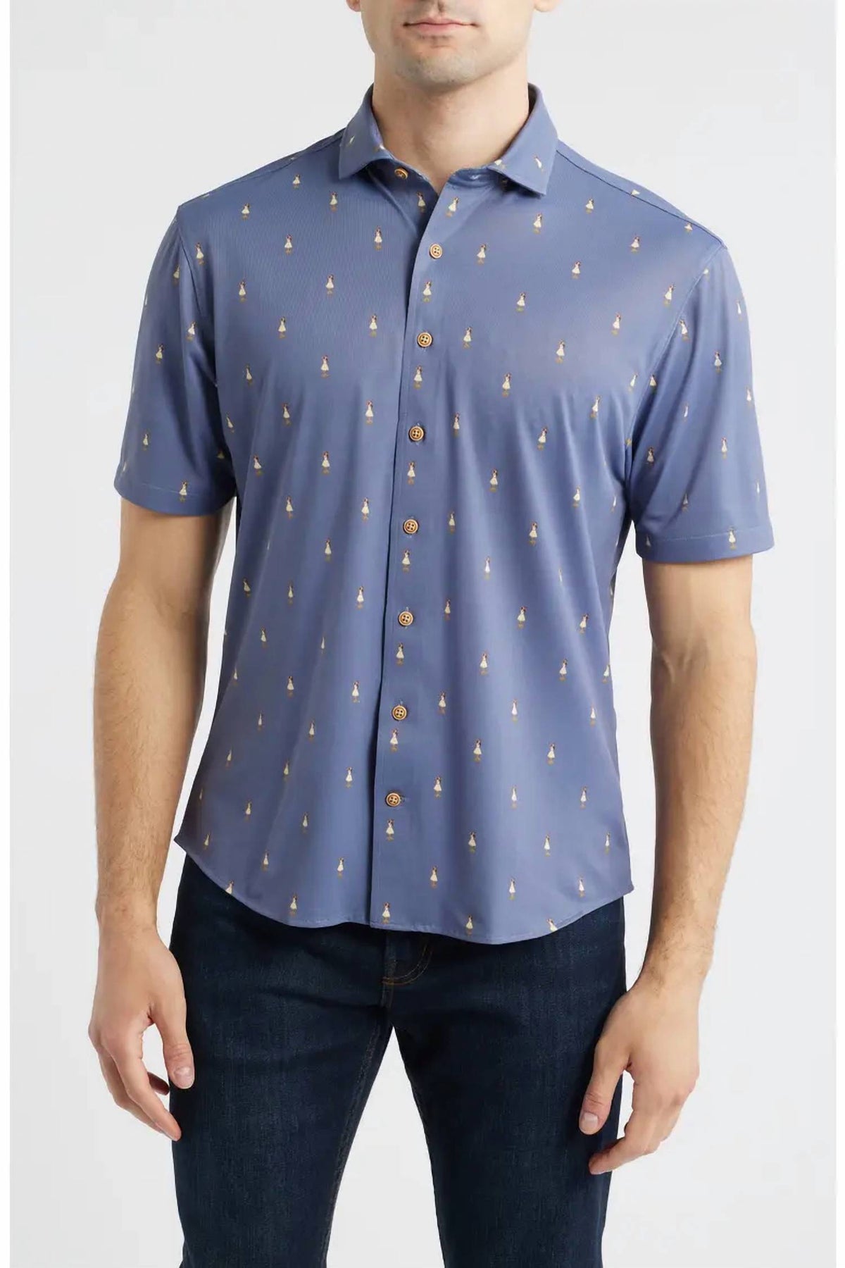Johnnie-O - Hula Dance Short Sleeve Button Up Shirt