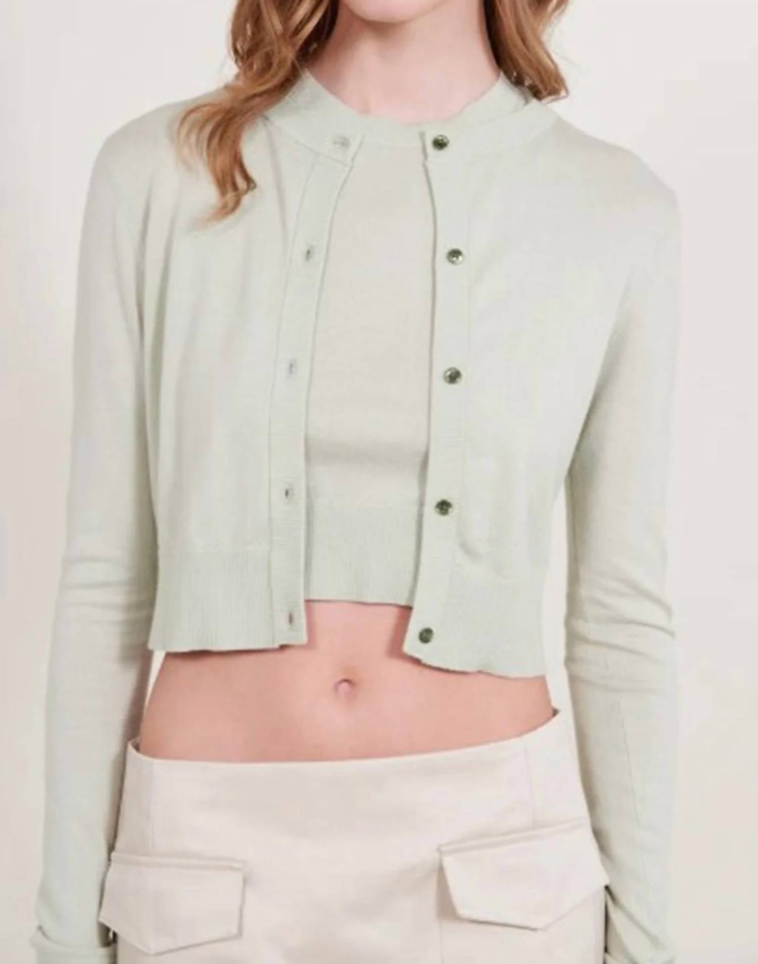 Alfie - Cropped Twinset Top