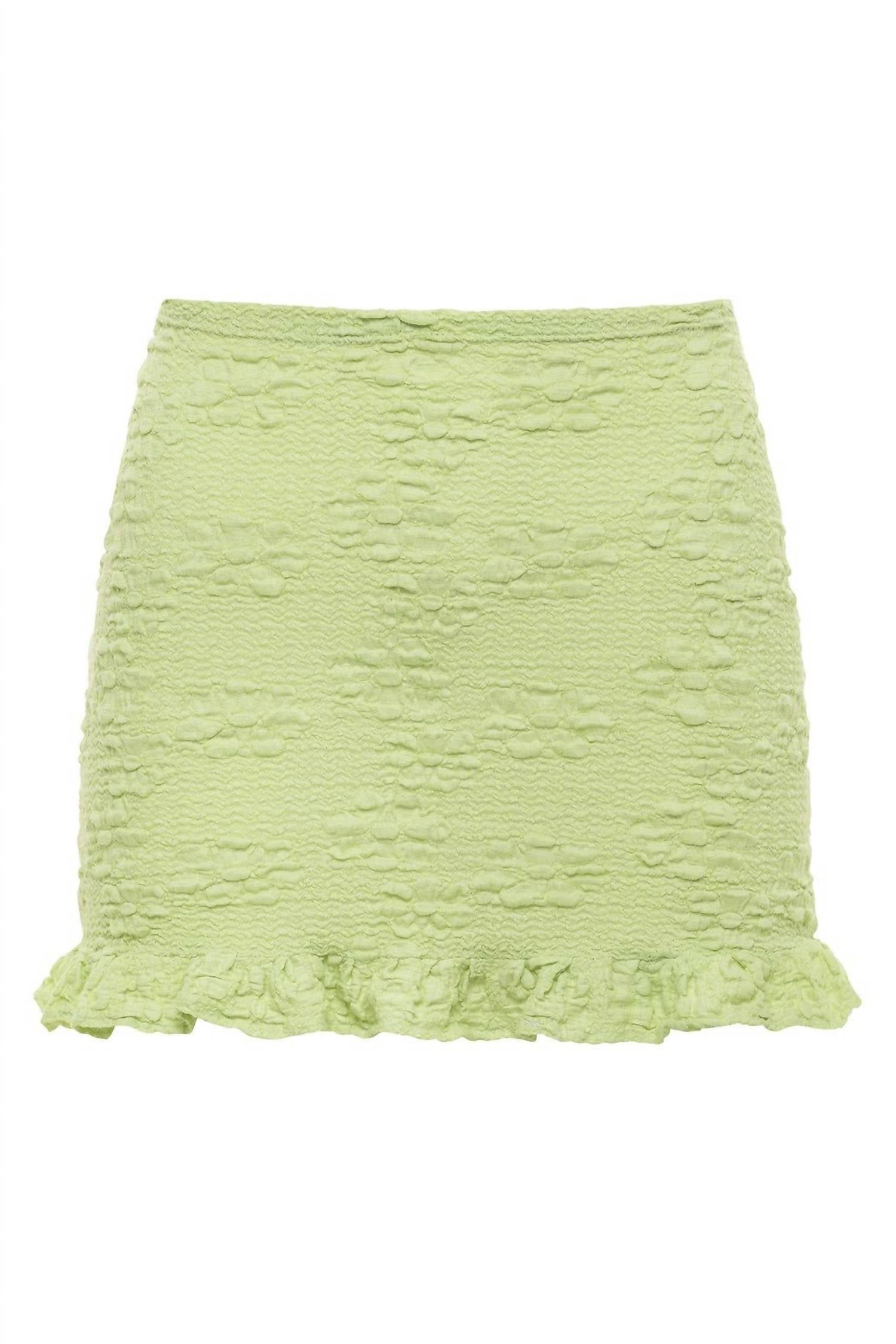 Montce - Women's Ruffle Micro Skirt