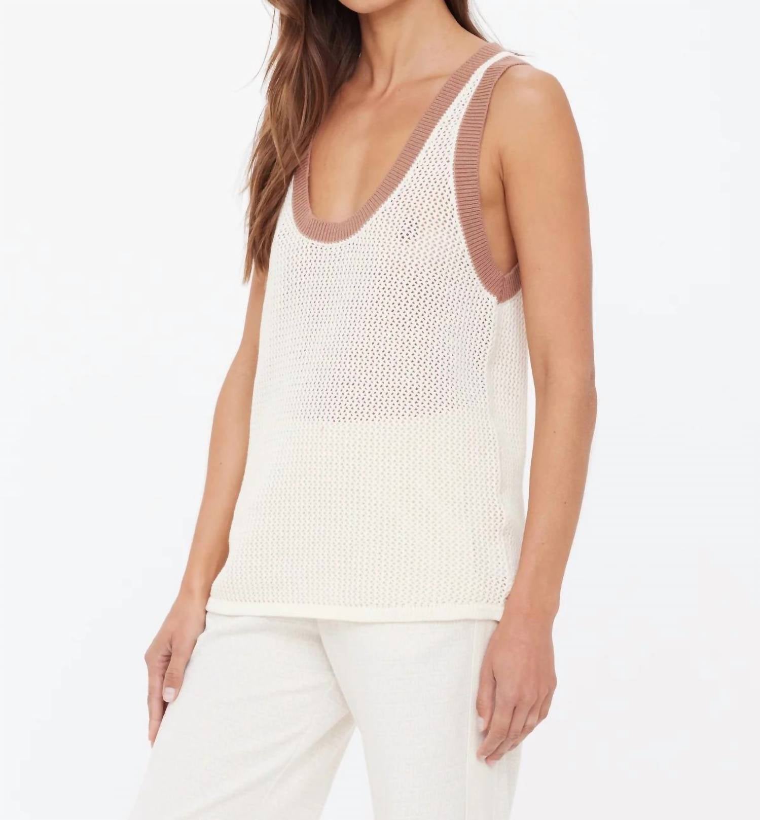 The Upside - Fenway Wales Knit Tank Top
