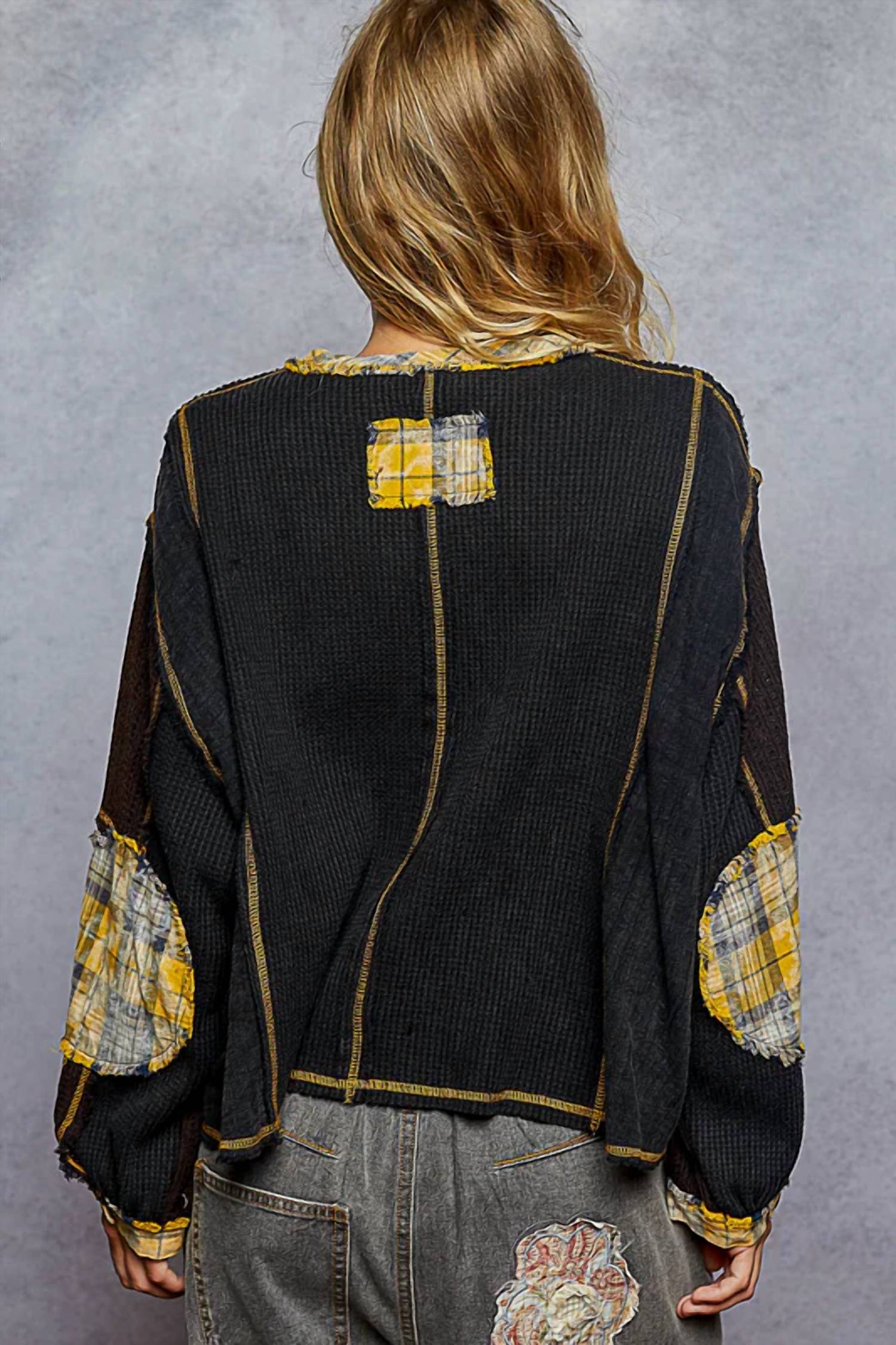 Pol - Modern Patriot Long Sleeve Top