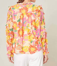 Sugarlips - Zippy Ruffle Blouse