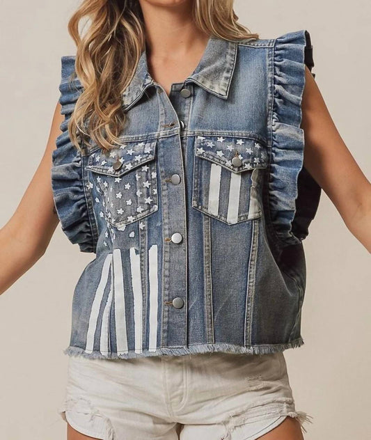 Bibi - American Flag Jacket