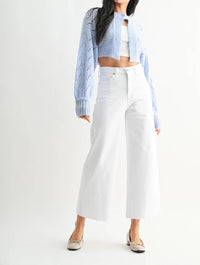 Just Black Denim - Scissor Cut Wide Leg Jean