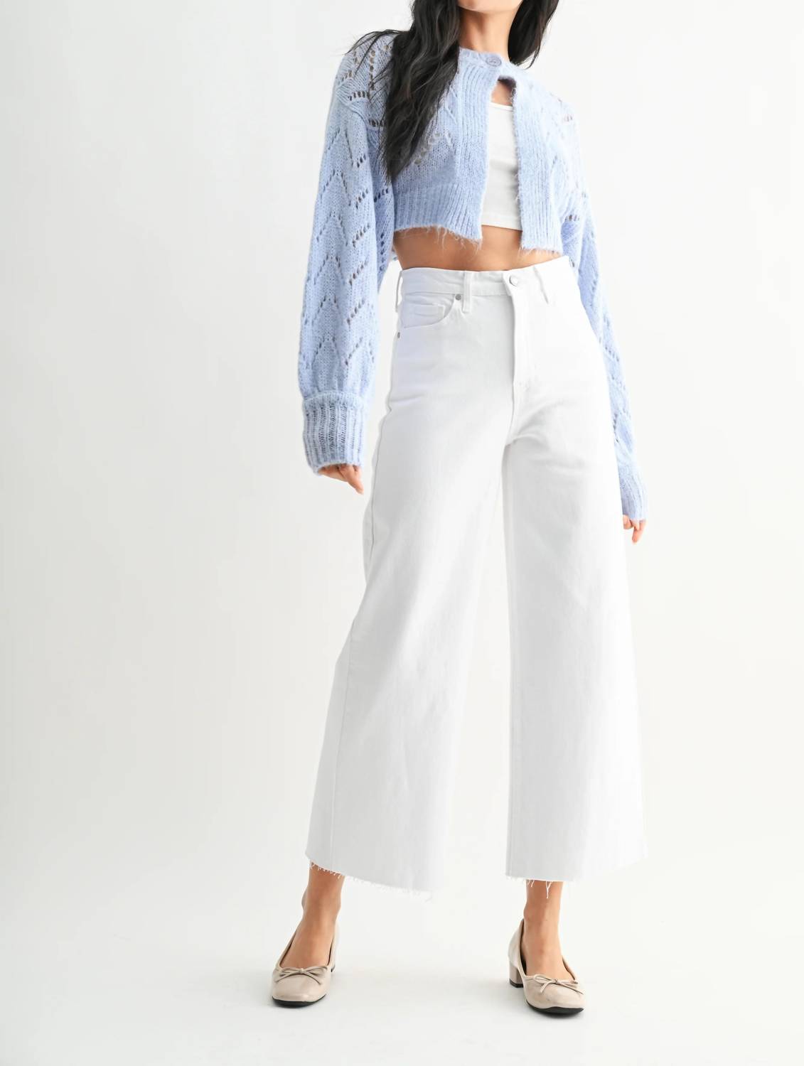 Just Black Denim - Scissor Cut Wide Leg Jean
