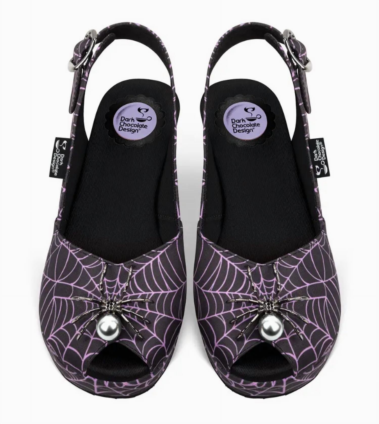 Hot Chocolate Design Women's Chocolaticas Widow Sandals in black - women's sandal - alternate view