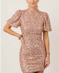 Karlie - Sequin Mini Dress