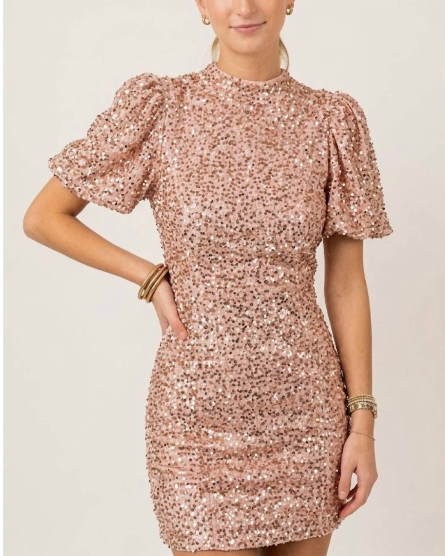 Karlie - Sequin Mini Dress