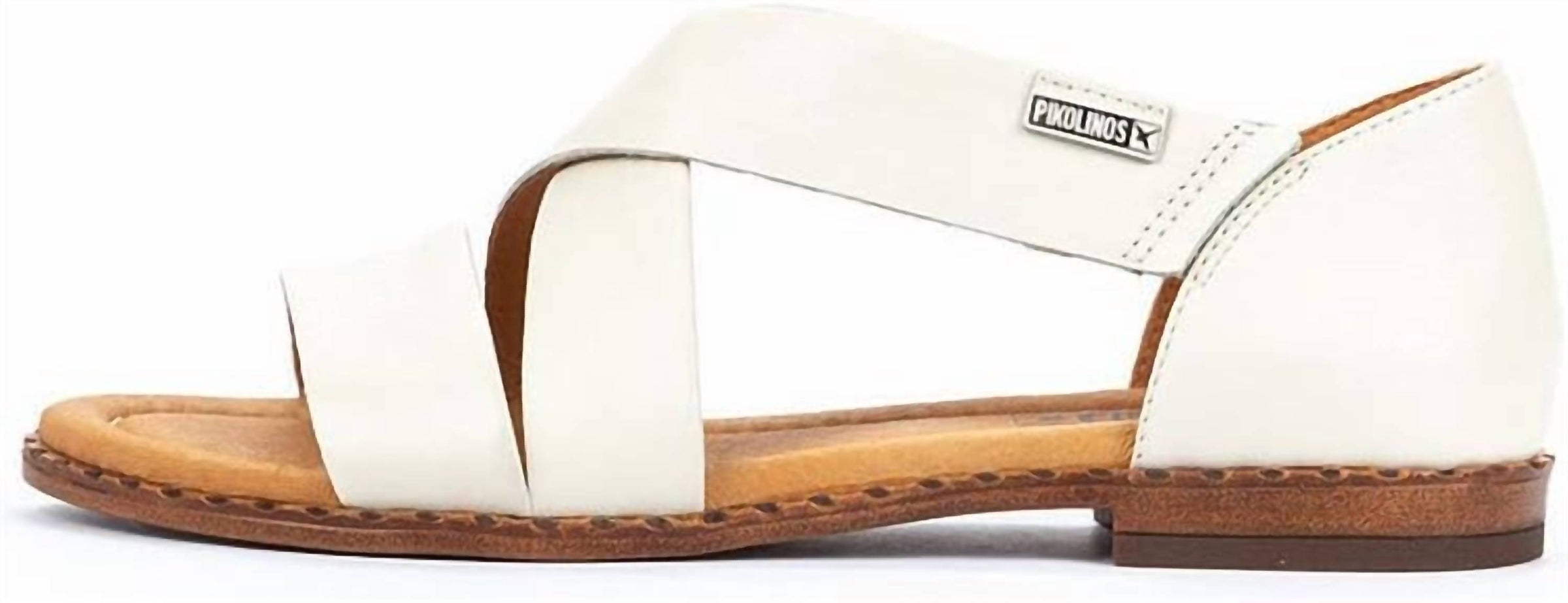 PIKOLINOS Women's Algar Wox Sandal in nata - women's sandal - detail view