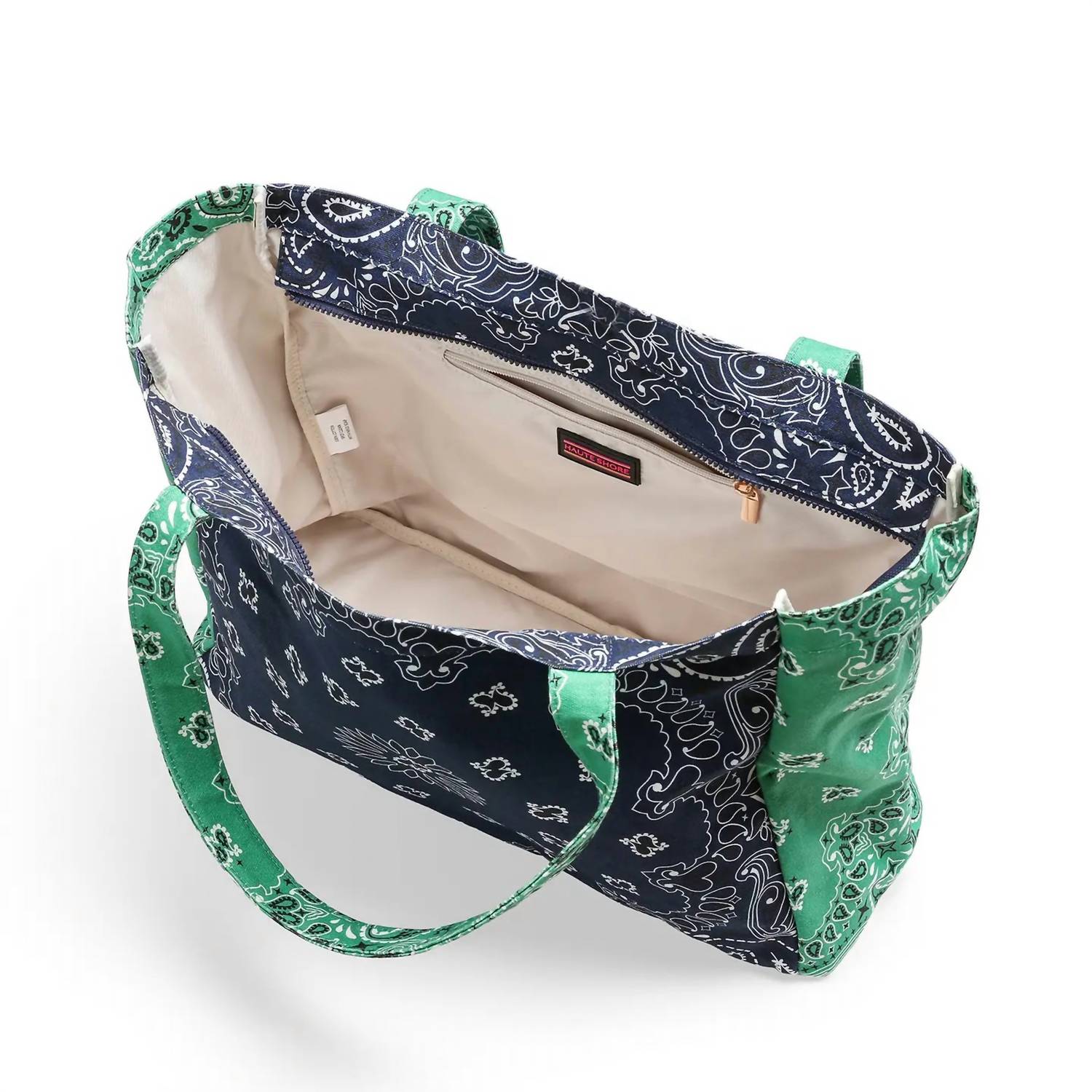 Haute Shore - Women's Bandana Zip Tote Bag