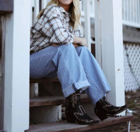 Vervet By Flying Monkey - High Waisted Wide Leg Jeans