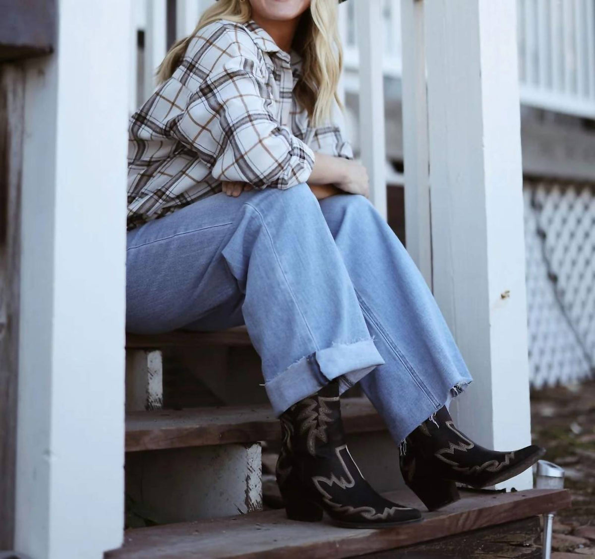 Vervet By Flying Monkey - High Waisted Wide Leg Jeans