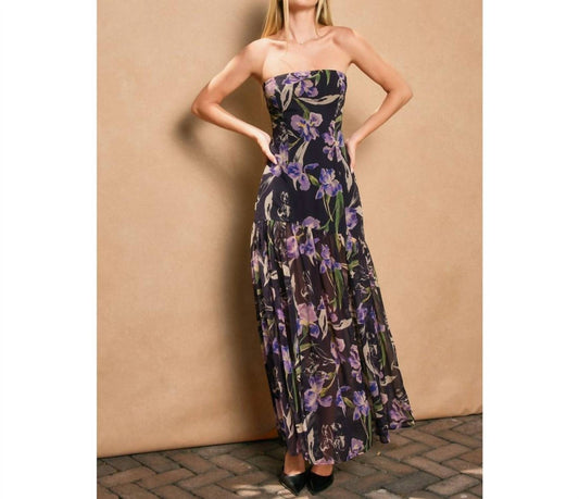 Dress Forum - Floral Drop Waist Maxi Dress