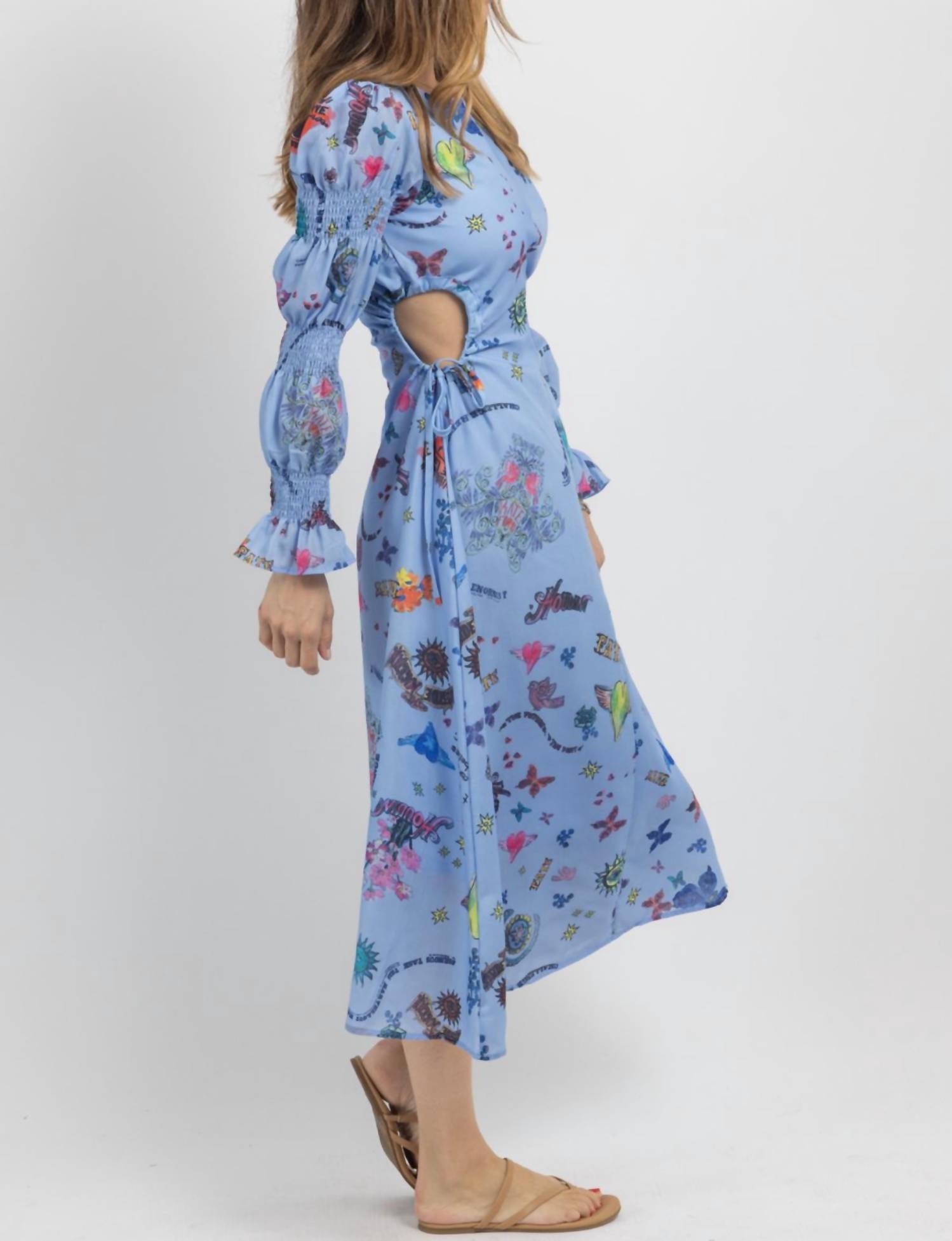 Mayah Overseas - Houdini Print Maxi Dress