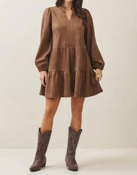 Able - Sally Tiered Long Sleeve Dress
