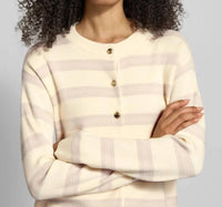 Vero Moda - Stripe Button Cardigan
