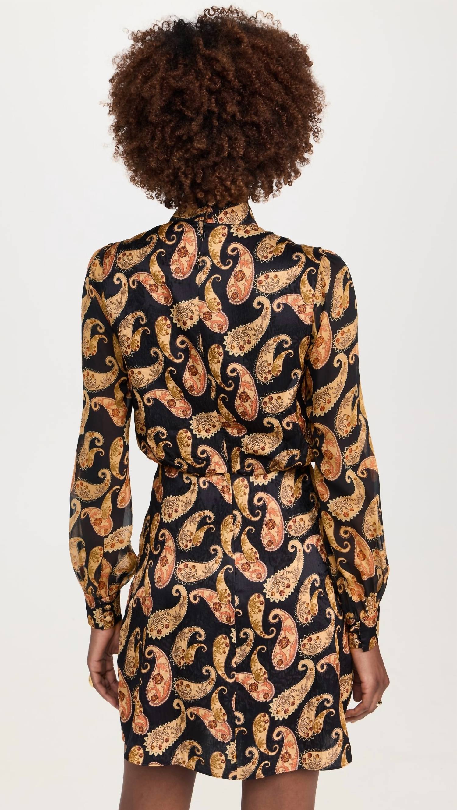 Saloni - Draped Isa Short Dress