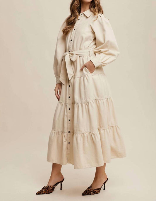 Listicle - Tiered Maxi Dress