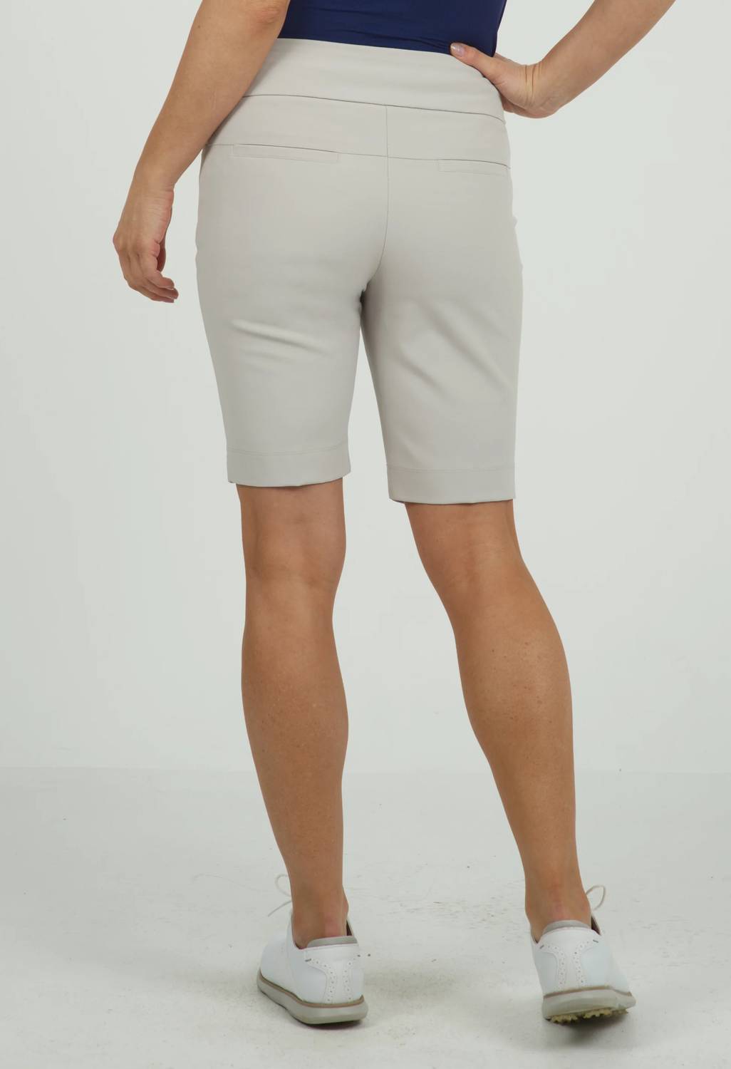 Ibkul - Stain Resistant Solid Shorts