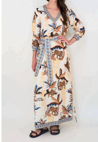 Las Sureñas - Bali Tiger Long Dress