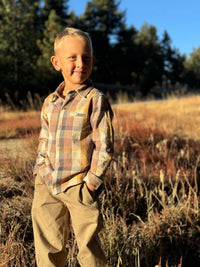 Me & Henry - Boy's Atwood Long Sleeve Woven Shirt