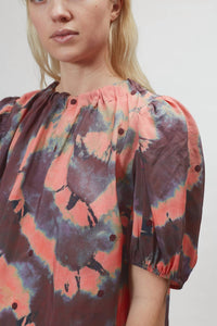 Ulla Johnson - Pre-loved Isolda Silk Short Sleeve Blouse With Tie Back