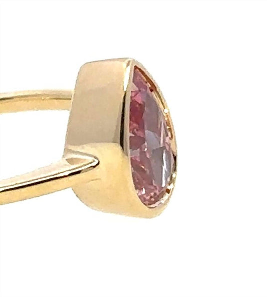 Aamiaa - Women's Pear Shape Lab Grown Diamond Ring