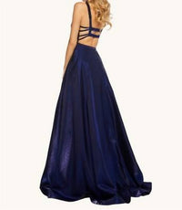 Sherri Hill - Cross Dyed Shimmer A-line Gown