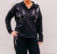 Frank Lyman - Knit Top Hoodie