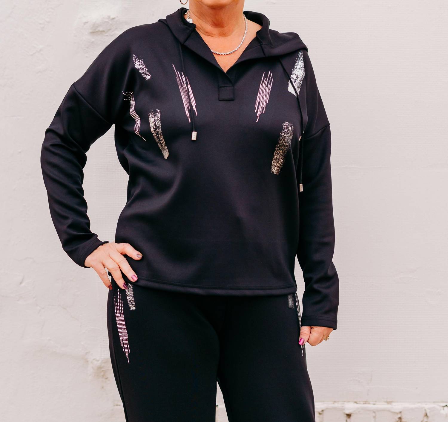 Frank Lyman - Knit Top Hoodie
