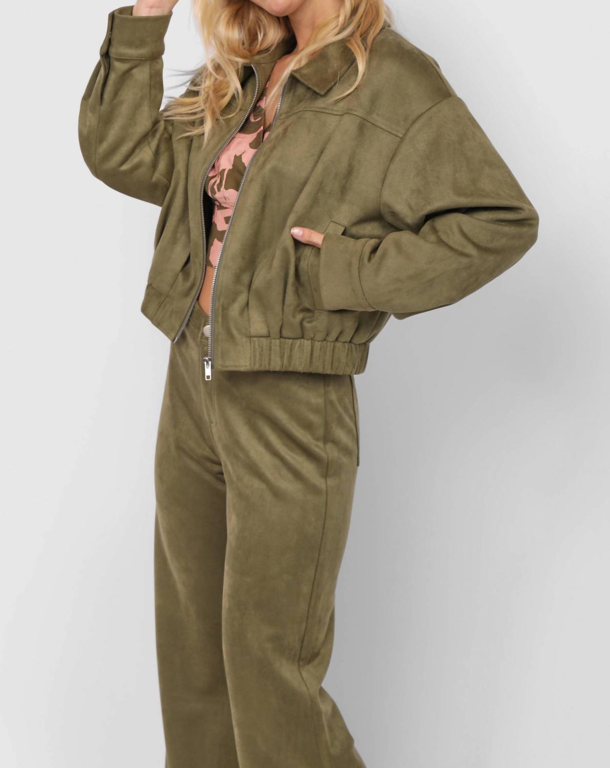 Sadie & Sage - TUSCANY FAUX SUEDE JACKET