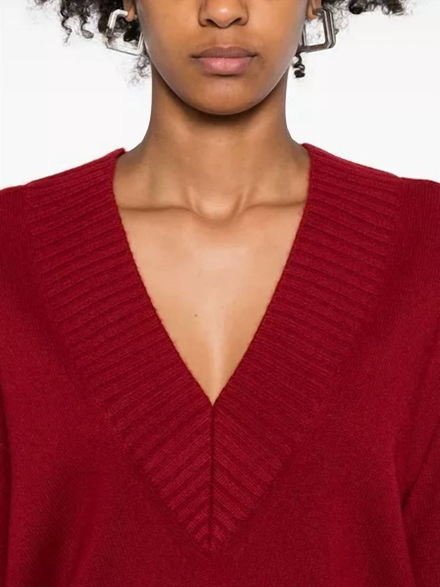 Loulou De Saison - Sage Cashmere V Neck Sweater