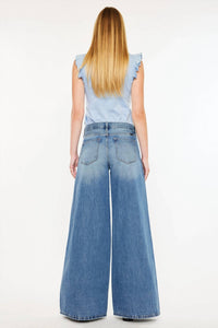 Kancan - Jocy Mid Rise Super Wide Jeans