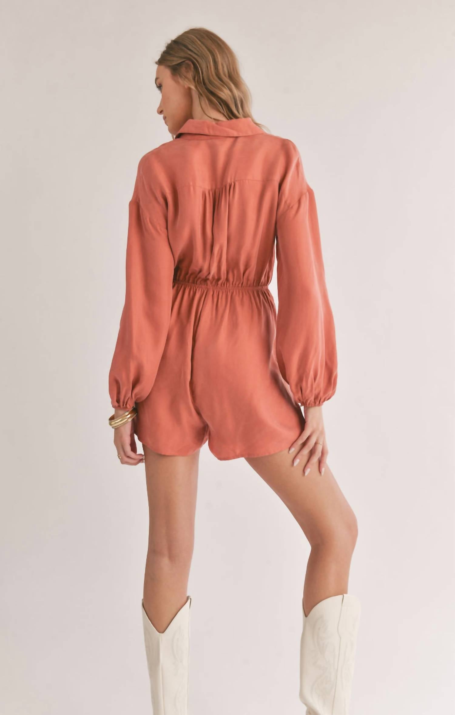 Sadie & Sage - Dunes Shirt Romper
