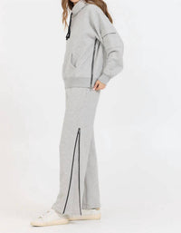 Vintage Havana - Contrast Zipper Hoodie