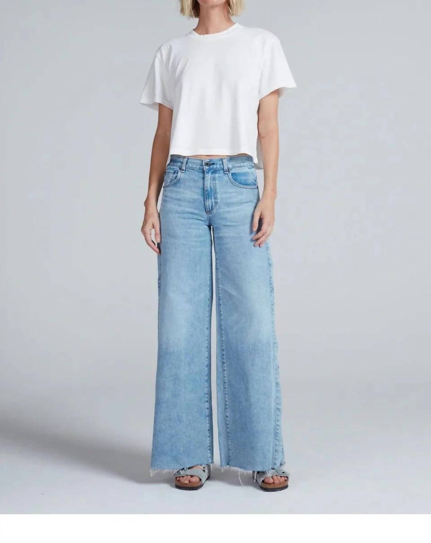 Askk Ny - Longboarder Relaxed Wide Leg Jeans