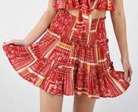 Skylar + Madison - Tribal Spirit Ruffle Smocked Set