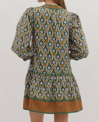 Entro - Peacock Mini Dress