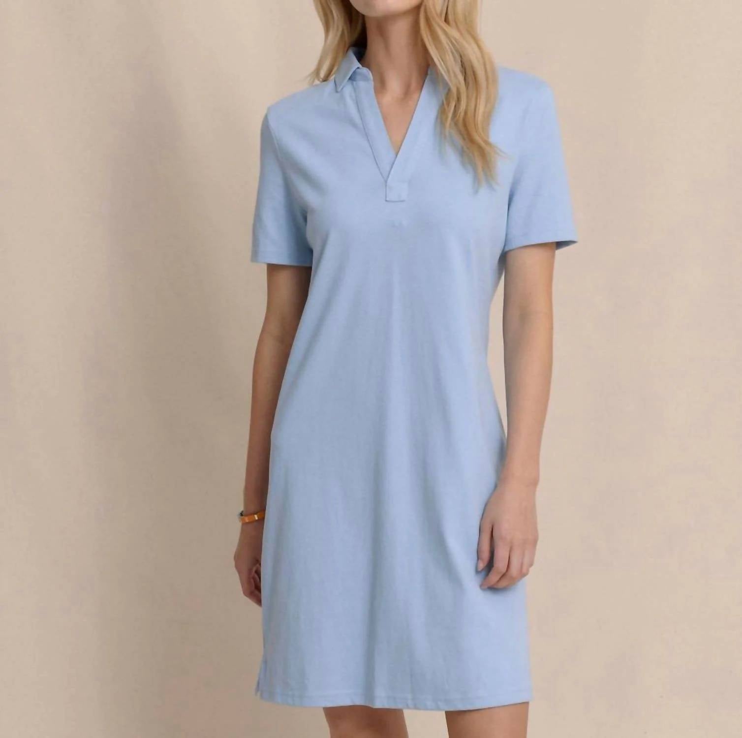 Southern Tide - Demi Solid Short Sleeve Polo Dress
