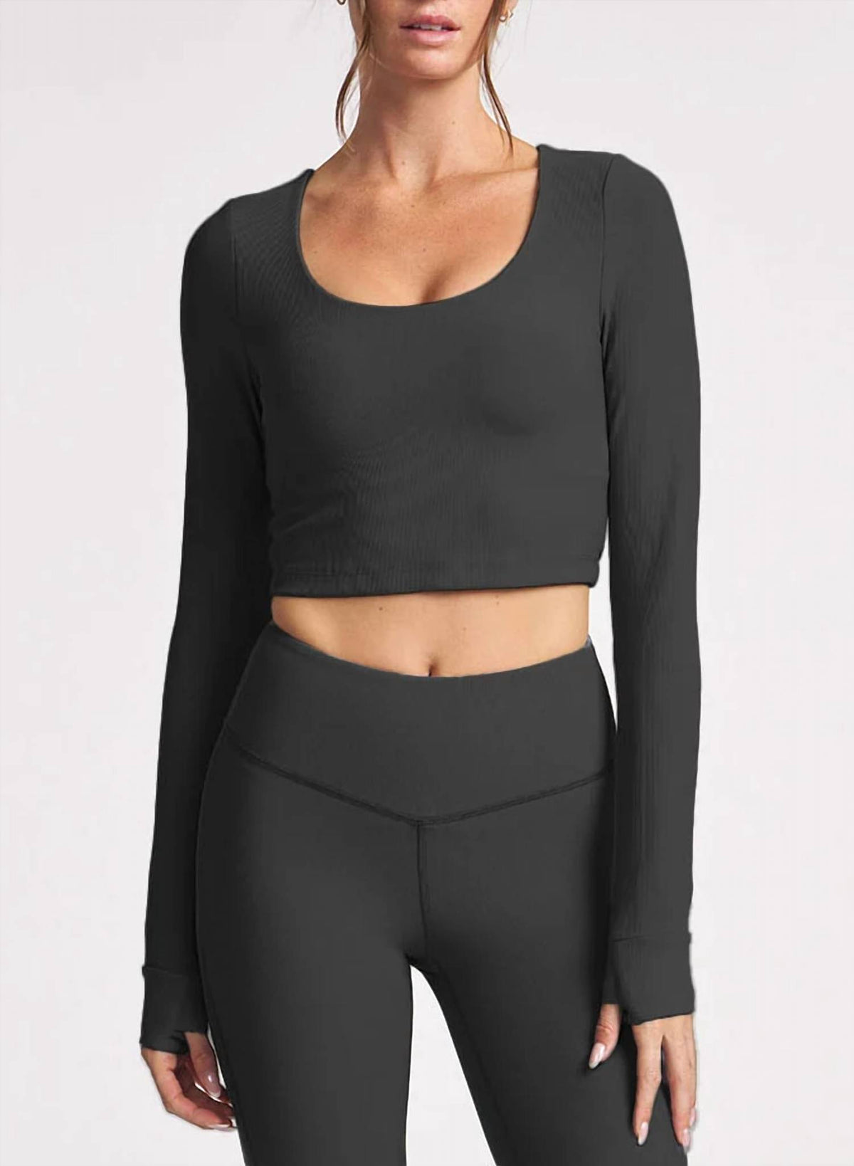 Thrive Societe - Women's Refine Long Sleeve Bra Top