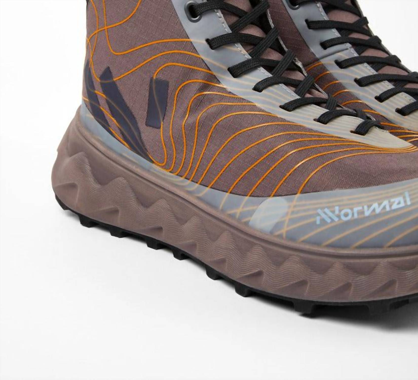 NNormal Tomir 01 Waterproof Boot - Unisex in purple orange - sneaker - detail view