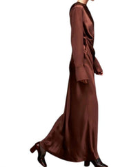 Acaria Studio Full Moon Maxi Dress in copper - women's dress - detail view