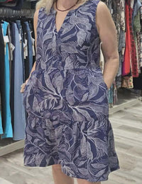 Escape By Habitat - Regatta Rayon Leaves Paradise Dress