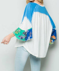 See And Be Seen - Fun & Flirty Color Block Top