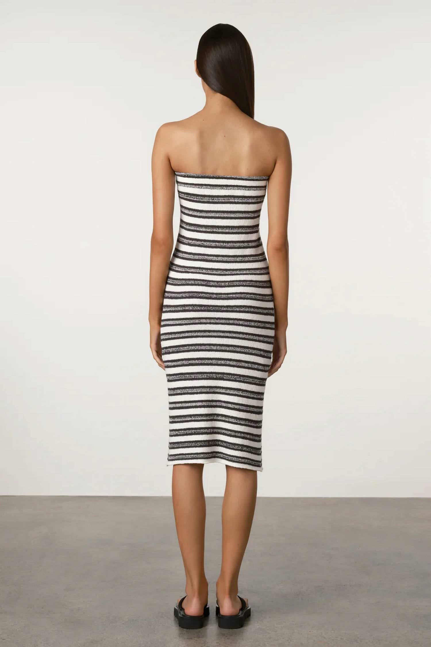 Zulu & Zephyr - Marle Stripe Textured Knit Skirt