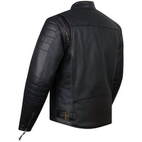 Jackets 4 Bikes - Men’s Buffalo Leather Motorcycle Jacket